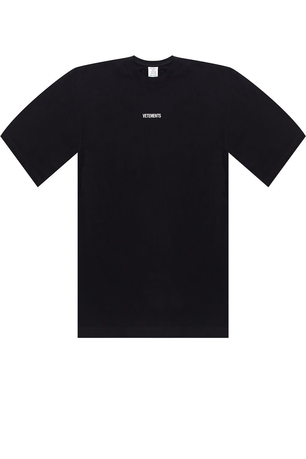 Black Logo T-shirt VETEMENTS - Vitkac GB